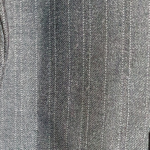 Sheike classic Blazer jacket Sze 14 black striped work office 1 button collared - Picture 8 of 8